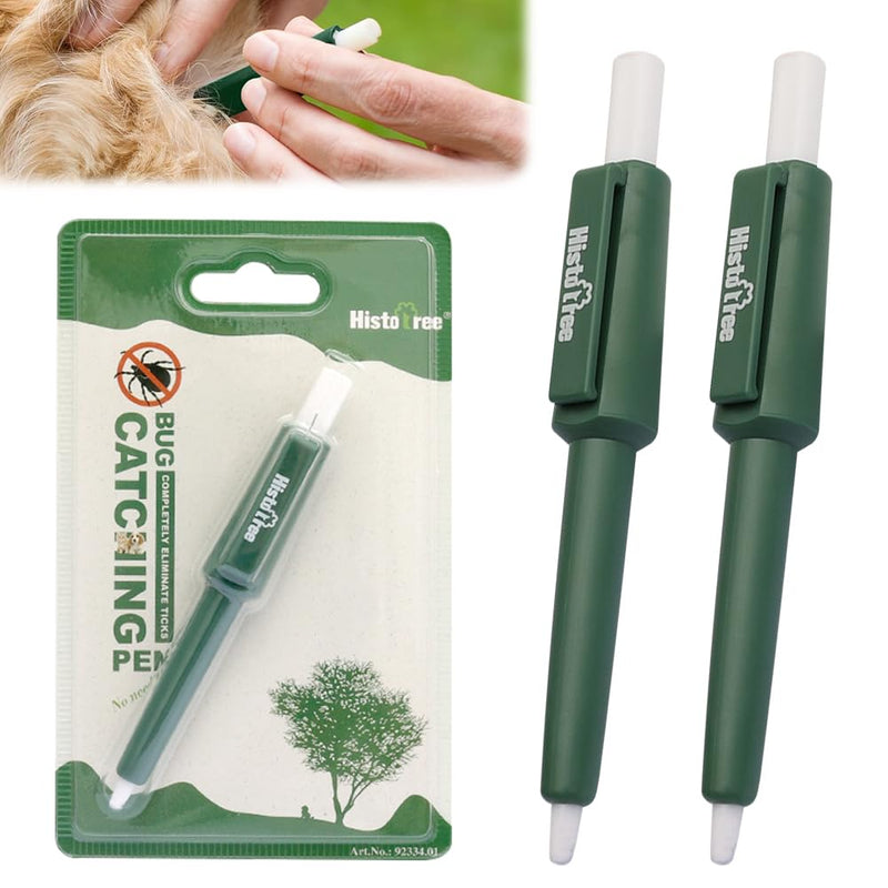 HIULLEN tick snare, 2 pieces of human tick tweezers, effective tick remover, tick hook and tick tweezers in one, tick removal pen for dogs, cats, ideal tick remover for ticks of all sizes - BeesActive Australia