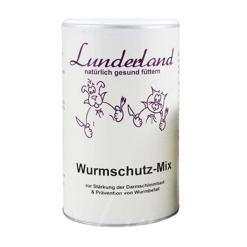 Lunderland worm repellent mix | 300g | Supplementary food for dogs and cats | Strengthening the natural defenses of the intestinal mucosa | Wormwood, desiccated coconut, and pumpkin seeds - BeesActive Australia