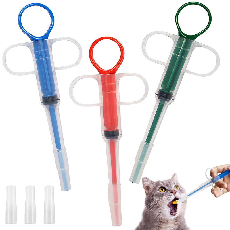 WeddHuis 3 pieces food grade silicone tablet feeder for cats, for feeding tablets, capsules, pills and medication for pets - BeesActive Australia