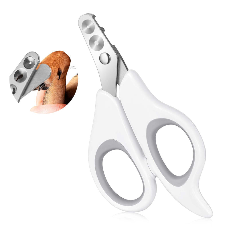 Dimeho Claw Scissors Cat Nail Clippers for Cats Safety Cat Claw Clippers with Protection Safety Protection Pet Nail Clippers Professional Paw Trimmer Set for Dogs Rabbits Ferrets - BeesActive Australia