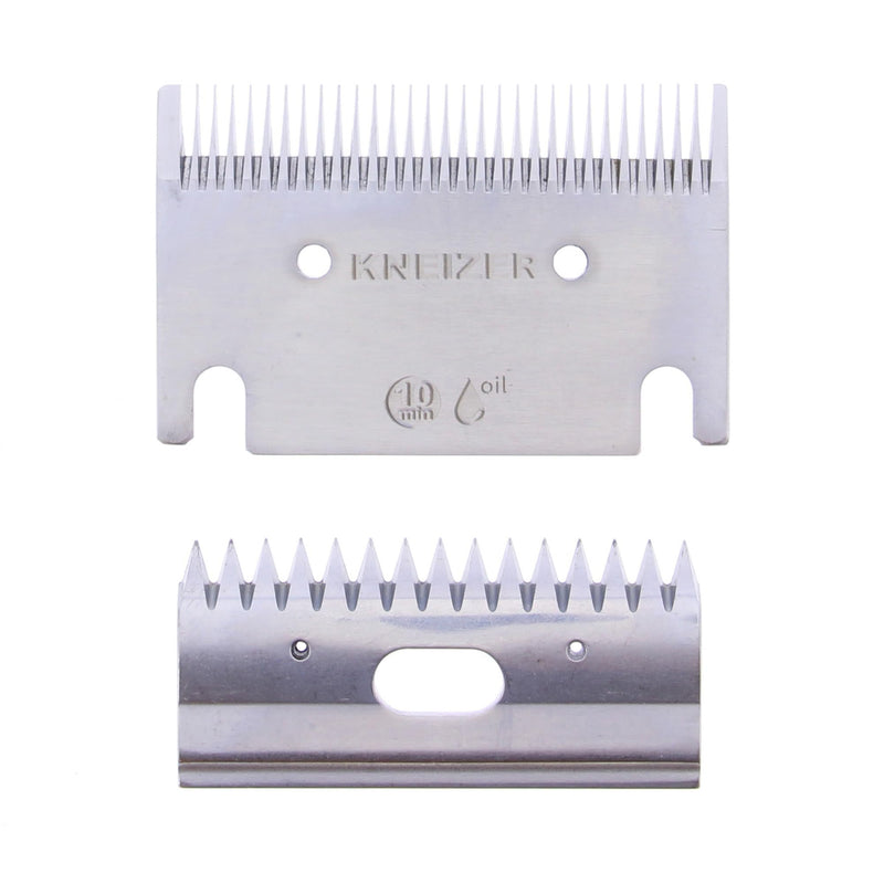 KNEIZER replacement blade set for horse clippers - high-quality steel scissors set - upper and lower blades - suitable for all horse breeds - BeesActive Australia