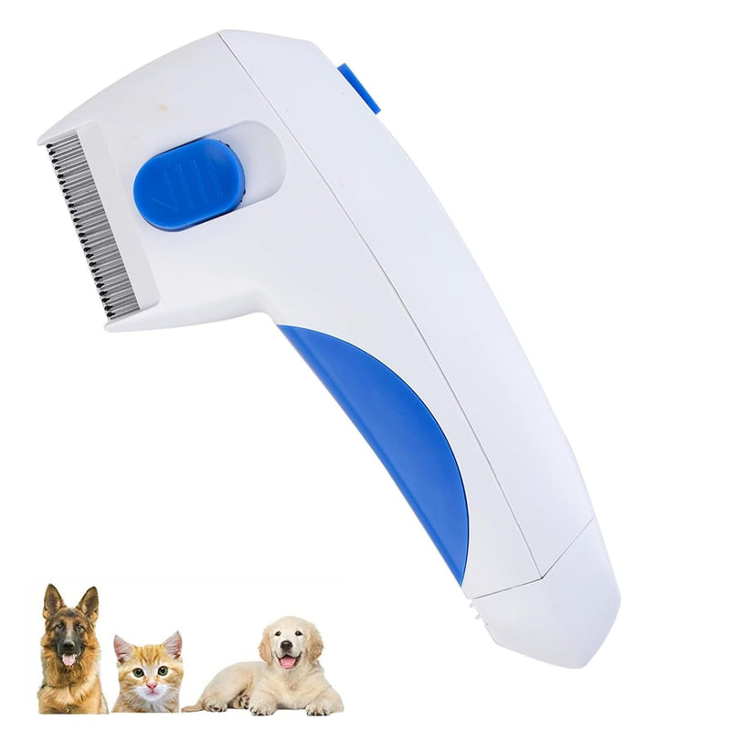 Cat Dog Flea Comb, Electronic Flea Comb, Lice Remover, Pet Grooming Comb Brush for Dogs Cats, Effective Flea Removal - BeesActive Australia