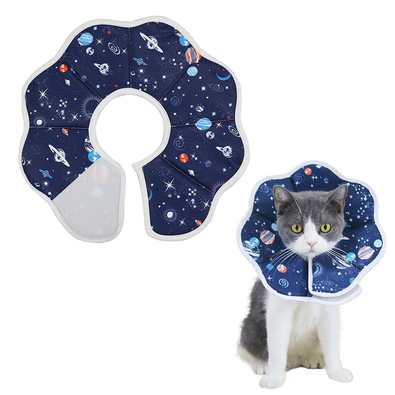 SGERUFZ Soft Cat Neck Brace, Protective Adjustable Pet Cone Collar for After Surgery, Prevents Licking Wounds Cat Collar - BeesActive Australia