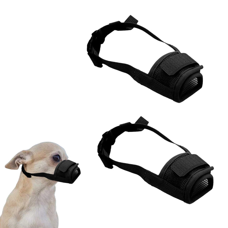 GUTERTOP Pack of 2 muzzles for small dogs, poison bait protection dog, muzzle Chihuahua anti-chewing barking for Chihuahua Shih Tzu small dogs - BeesActive Australia