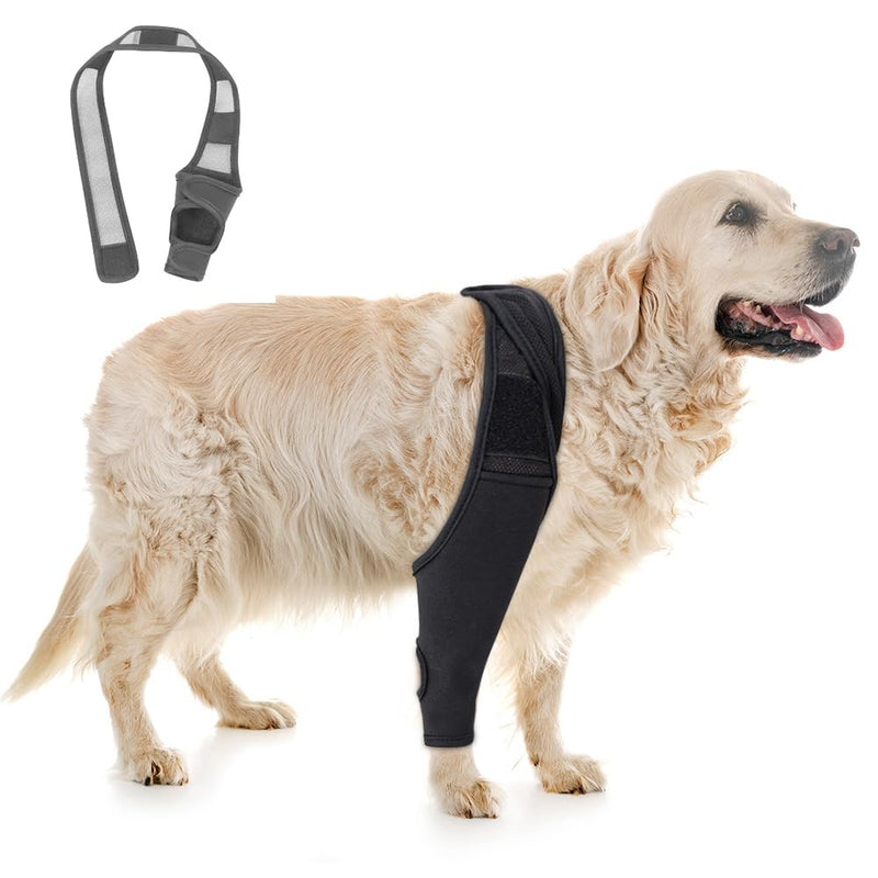 TOEECY Wound protection suits for dogs elbow bandage protector support for cruciate ligament injuries better recovery with dog leg band bandages for front leg hind leg black S - BeesActive Australia