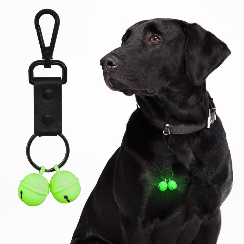 Bells for Dog Collar, Extra Loud Dog Cat Glow Bell for Pet Tracking & Saving Wildlife, Birds, Durable Iron Split Ring & Lobster Bell Clip - BeesActive Australia