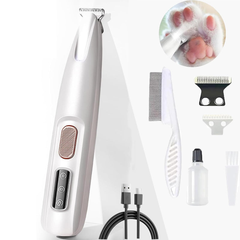 Paw Trim Pro, paw trimmer for dogs, clipper dog, quiet waterproof dog paw trimmer for paws, eyes, ears, face, body - BeesActive Australia