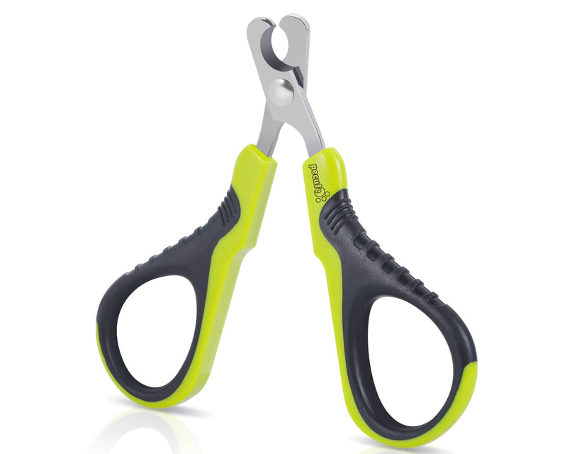 pecute Cat Claw Scissors, Cat Scissors Great for Beginners, Cat Nail Cutter Stainless Steel, Cat Nail Scissors Light, Claw Care for Puppies Cats Rabbits Small Animals (Green) - BeesActive Australia
