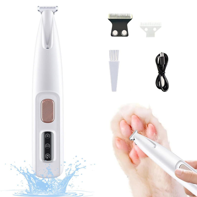 Paw Trim Pro dr paw trimmer, Pawtrim pro-Pain-free paw care in seconds, paw trimmer for dogs, extra quiet, dog paw trimmer with LED light, 1 piece (standard + knife head) - BeesActive Australia