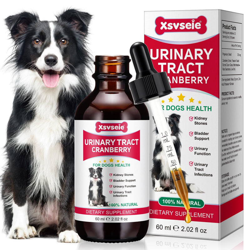 Urethral Therapy for Dogs, Dog Urinary Tract Infection Treatment Drops, Supports Bladder Supplement, Prevention Incontinence & Bladder Stones, Keep Pet Kidney Health & UTI Care - BeesActive Australia