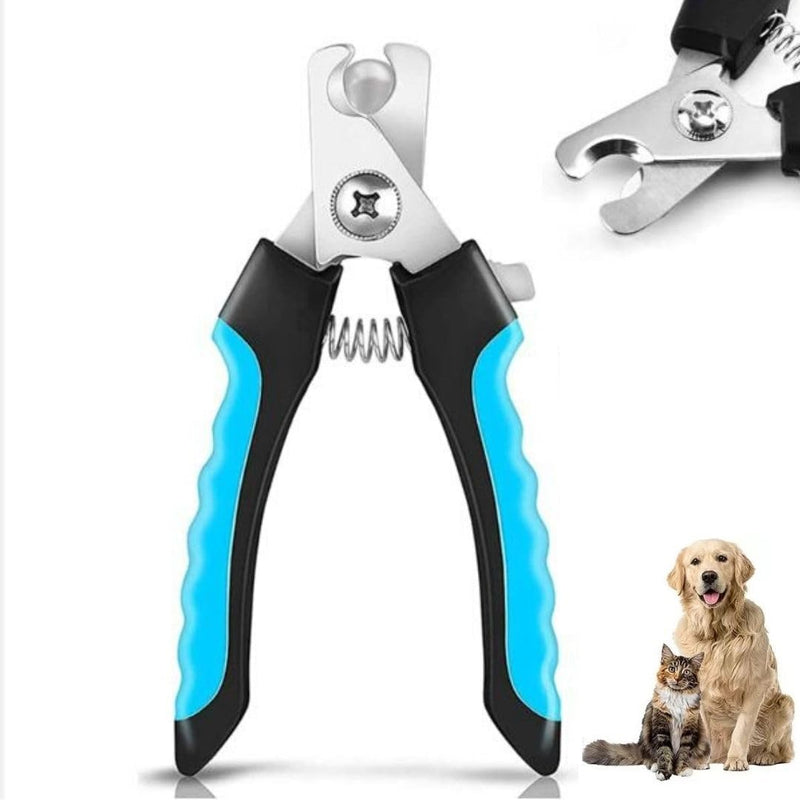 Tiertastisch Claw Scissors for Dogs and Cats, Professional Claw Trimmer with Protective Device and Safety Lock, Claw Care for Home Ergonomic Claw Clippers with Sharp Blades - BeesActive Australia