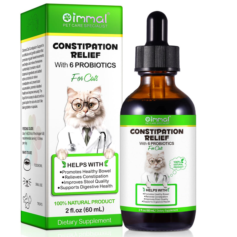 XAYGHE Constipation Treatment, Constipation for Cats, Laxative for Cats, Laxative with 6 Probiotic Supplements, Prevents Stool Buildup, Promotes Cat Intestinal Health, 60ml - BeesActive Australia
