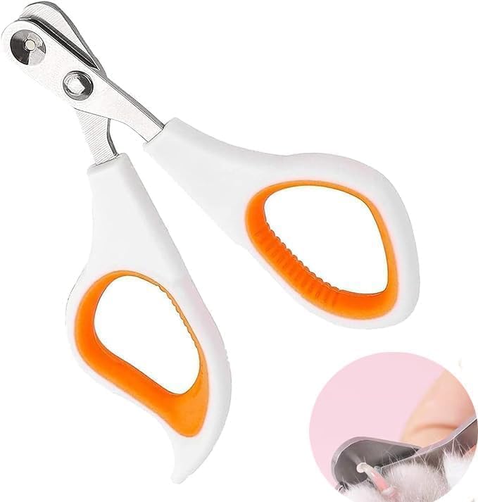 Qehyuelefu Claw Scissors Cat Scissors Great for Beginners, Cat Nail Clippers, Safety Stainless Steel Cat Nail Cutter, Safe to Use Cat Claw Cutter, Cat Claw Cutter - BeesActive Australia