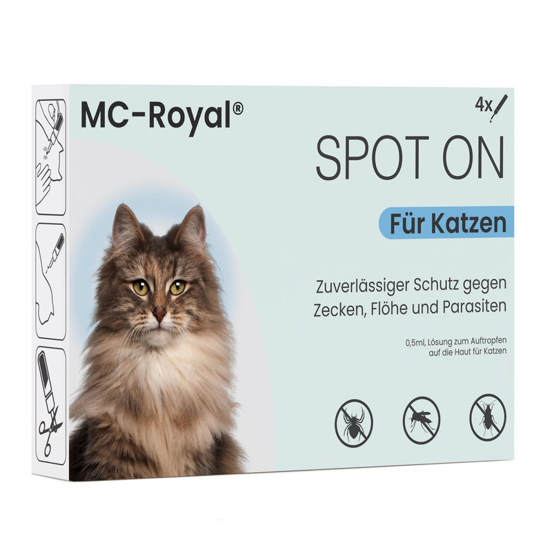 MC-Royal® Spot On tick protection for cats [100% natural ingredients] Tick repellent for cats - tick protection for cats - Spot On for cats - BeesActive Australia