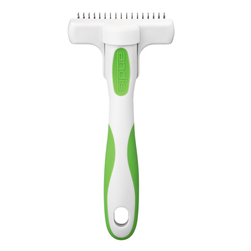 Andis Deshedding Tool - Dog Deshedding Brush - Effectively Removes Undercoat - Deshedding Brush for Dogs and Cats - Helps Strip Fur and Reduce Hair Loss - Rubber Handle - BeesActive Australia