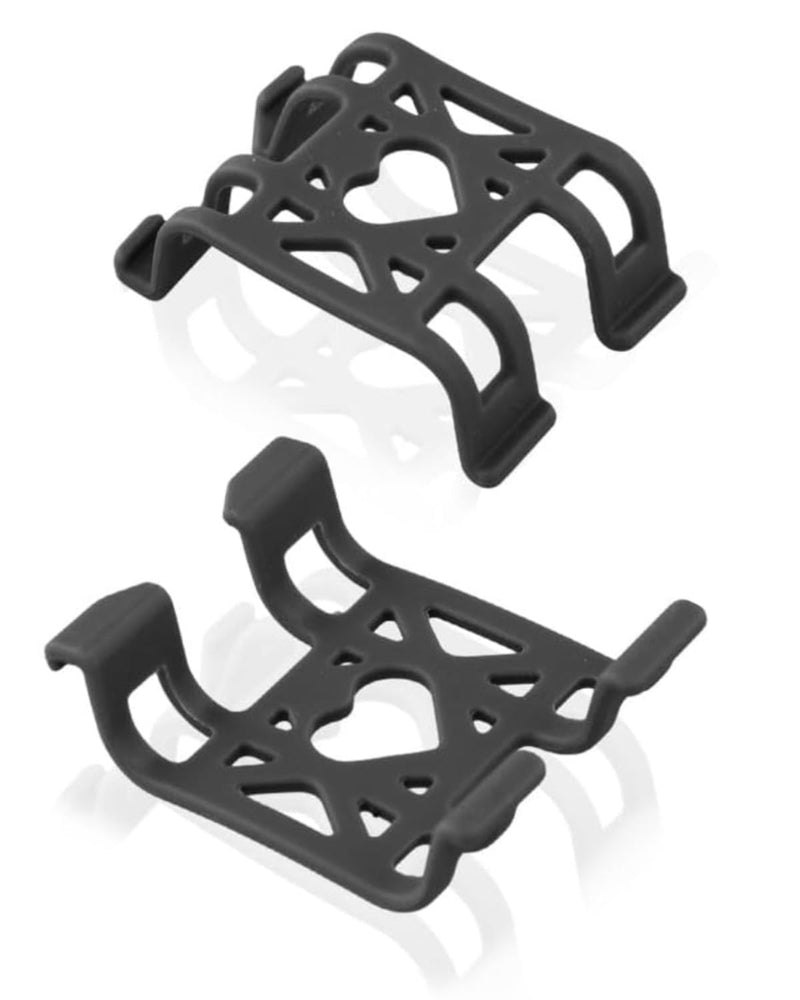 BNREOZA 2pcs Tracker Mounting Clip GPS Dog Tracker Protective Clip Silicone Clip Tracker Accessories for Dog Activity Tracker Replacement (Black) - BeesActive Australia