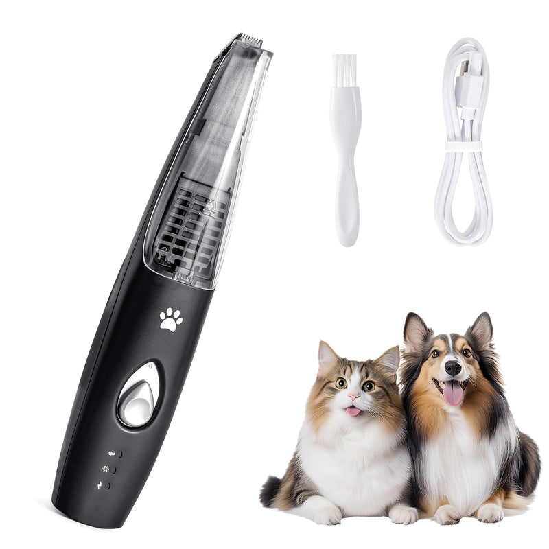 Hofeny Dog Clipper with Vacuum Cleaner, Cat Claw Trimmer, Quiet Paw Clipper, Pet Shaver, Suitable for Dogs, Cats, Paws, Eyes, Ears, Face and Body - BeesActive Australia