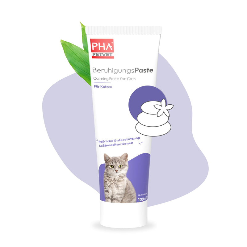 PHA calming paste for cats for stress, restlessness, fear, marking, new surroundings, natural support for the nerves, anti-stress agent, 100 ml - BeesActive Australia