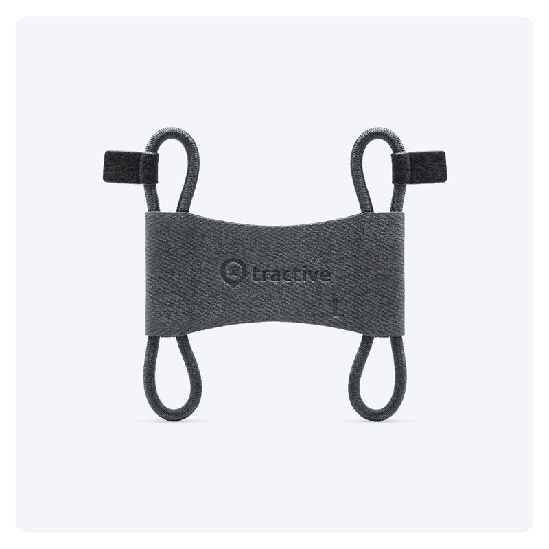 Tractive 2 PCS. Textile clips for Tractive Dog 6 GPS Tracker (Black) - L - BeesActive Australia
