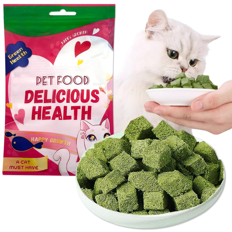 2 packs of cat grass sticks, cat grass snack, cat grass bite stick, cat grass bite sticks for domestic cats, for cats for dental care, to improve cat digestion (100g) - BeesActive Australia