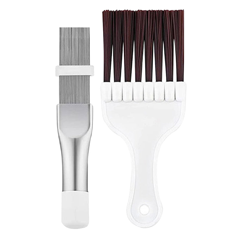 Pack of 2 lamella comb, condenser comb dryer, brush for air conditioning cleaner, cleaning brush, heat pump dryer, condensers, stainless steel radiators, air conditioning systems - BeesActive Australia