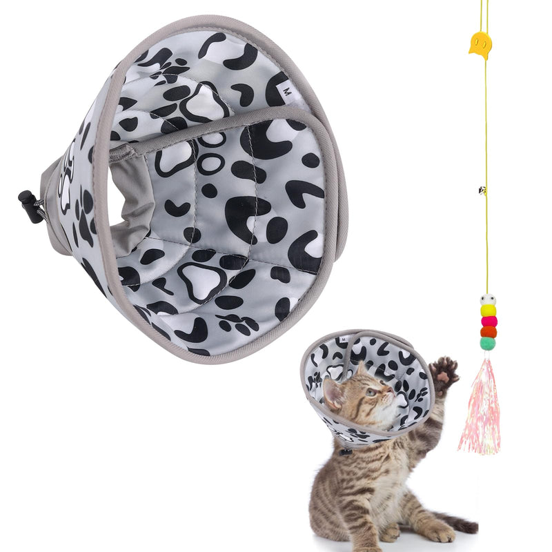 BDSHUNBF 2 pieces cat neck collar, soft cat recovery collar, foldable protective collar kitten, prevents licking, after surgery and injuries for cats - BeesActive Australia