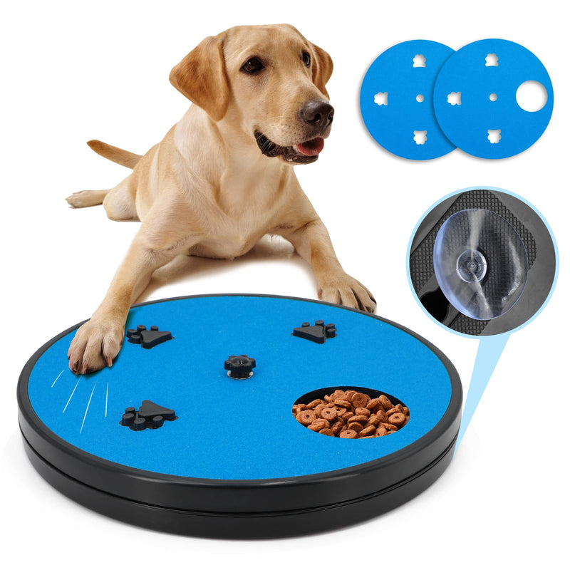 Ykall Claw Grinder for Dogs - Scratching Board for Dogs with Snack Box Dog Claw Grinder, Dog Claw Grinder, 360° Rotation Scratching Mats, with 6 Suction Cups with 2 Replacement Sheets of Sandpaper - BeesActive Australia