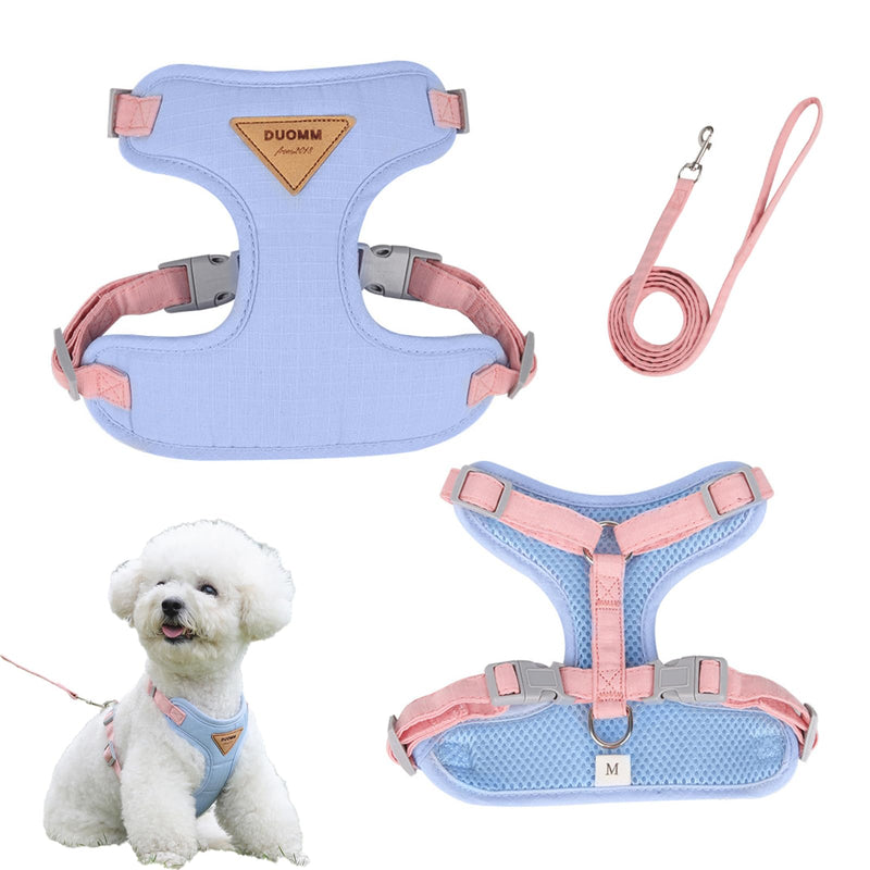 Cat Harness, Cat Harness with Lead, Escape-Proof, Adjustable Chest Harness, Cat Lead, Blue Cat Lead with Harness for Cats, Puppy Cat Harness, Cat Harness (M) - BeesActive Australia