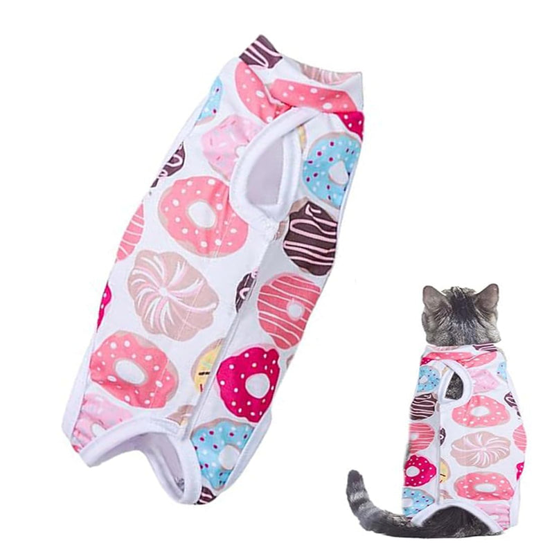 XURJUMI 1 piece cat bodysuit after surgery, professional recovery suit for cats with abdominal wounds or skin diseases, e-collar alternative for cats and dogs, after operations (L) - BeesActive Australia