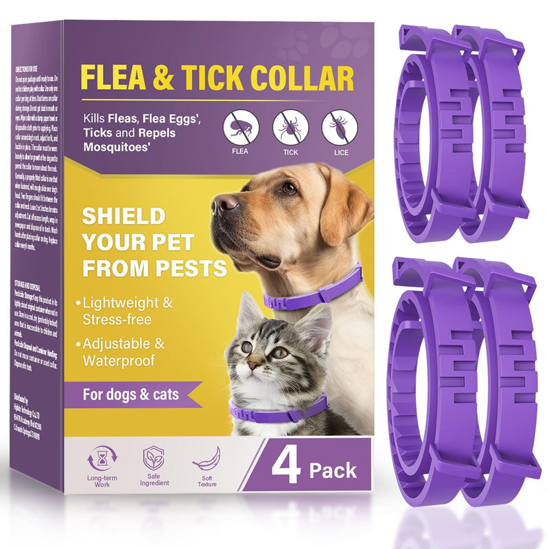 Dog collar, cute cat collar, against ticks, fleas and mosquitoes, waterproof animal collar, one year long-term protection - BeesActive Australia