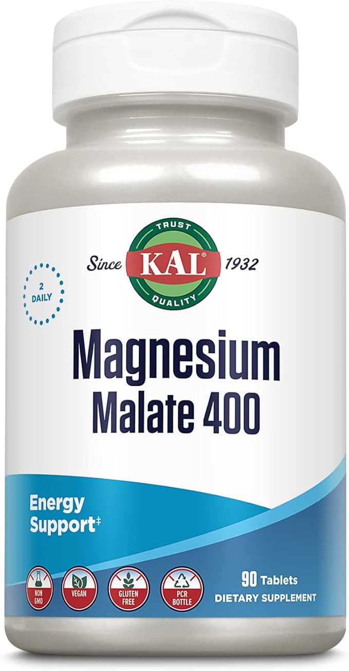 Kal - Magnesium Malate 400 - 90 Tablets - BeesActive Australia
