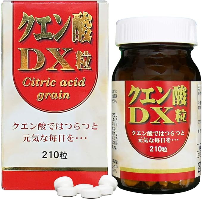 Yuuki Pharmaceutical Citric Acid DX Tablets 30 Days 210 Tablets Supplement Edible Domestic Tablets - BeesActive Australia
