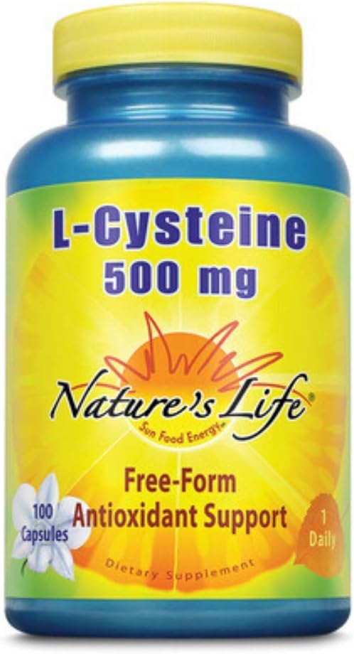 Nature's Life L-Cysteine, 100 caps, 500 mg - BeesActive Australia
