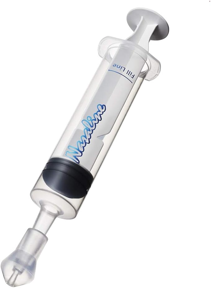 Nasaline Nasal Irrigator for Adults (10 special salt samples + case included) - BeesActive Australia
