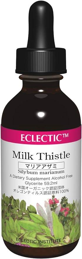 ekurekutexikku, Milk Thistle (mirukusisuru, nogesi) 2 oz. Tincture 59.2ml E178 - BeesActive Australia