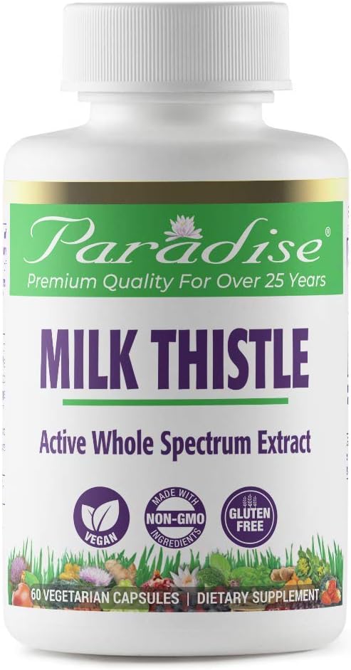 Milk Thistle 60 Veggie Capsules (Directly shipped from overseas) - BeesActive Australia