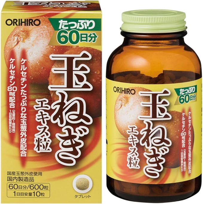 ORIHIRO Onion extract grains, value 600 tablets - BeesActive Australia
