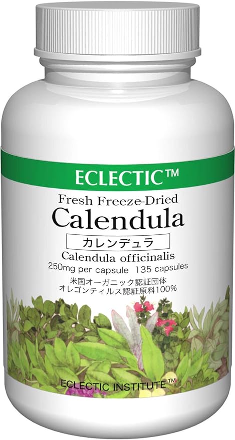 eclectic calendula (potmarigold) 250 mg x 135 capsules e344 - BeesActive Australia
