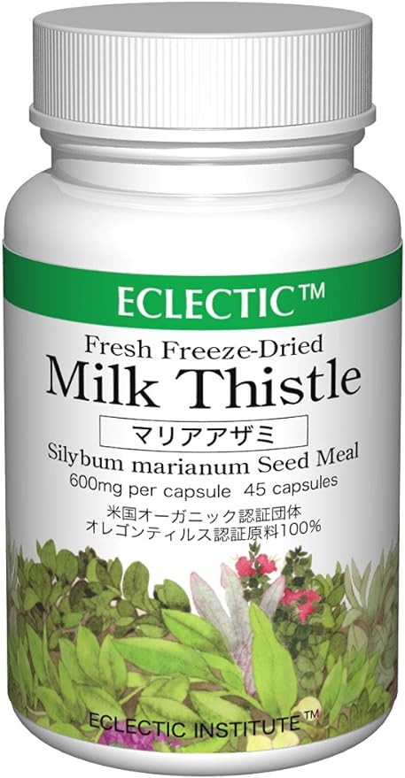 ECLECTIC Milk Thistle (Milk Thistle, Milk Thistle) 600mg x 45 Capsules e173 - BeesActive Australia