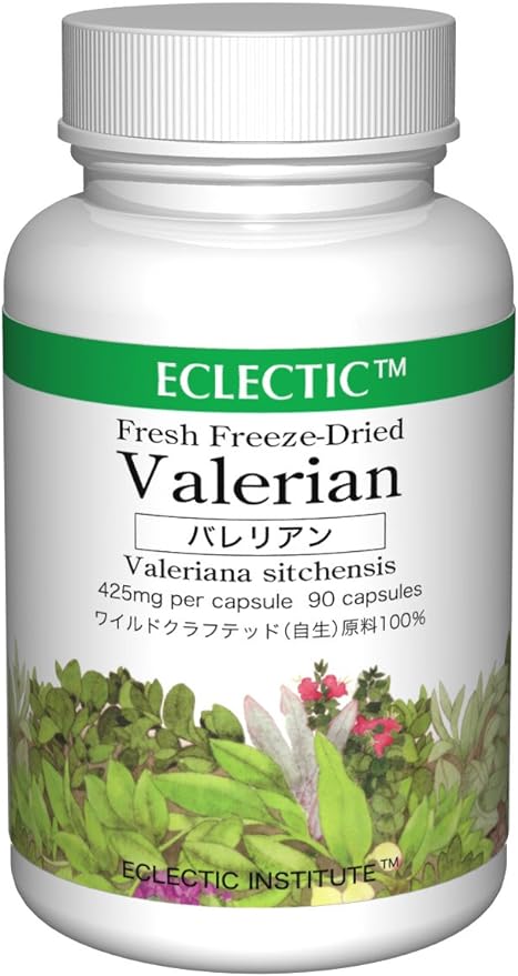 Eclectic Valerian (Valerian) 425mg x 90 capsules e062 - BeesActive Australia