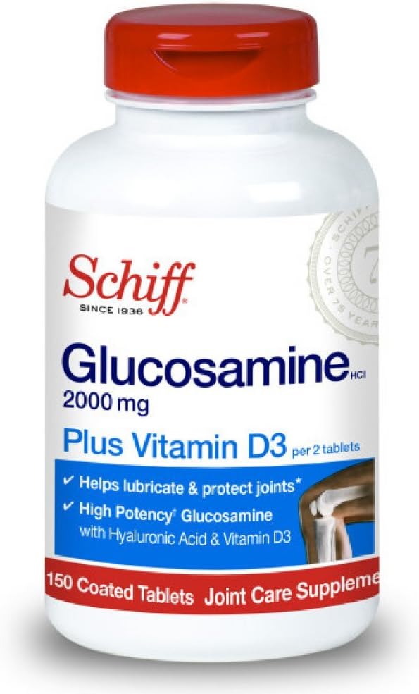 Schiff - Vitamin D3 mg and 2000 Glucosamine. 150 coating Tablet(s) - BeesActive Australia