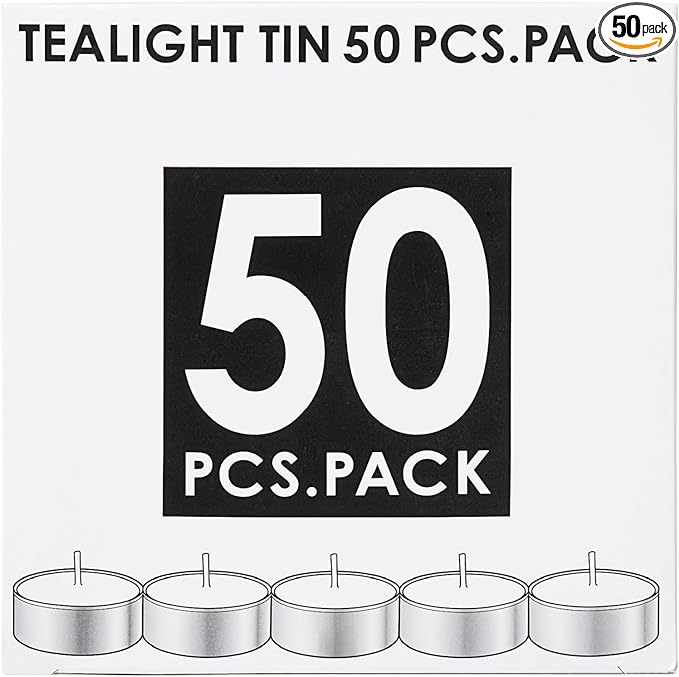 Kameyama tea light tin 50 pieces (candle) -  Australia