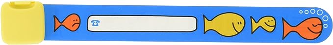 Infoband Child Safety ID Wristband-- Blue Big Fish -  Australia