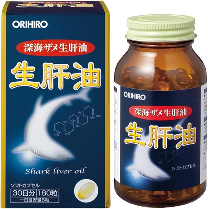 Orihiro new raw liver oil 180 tablets - BeesActive Australia