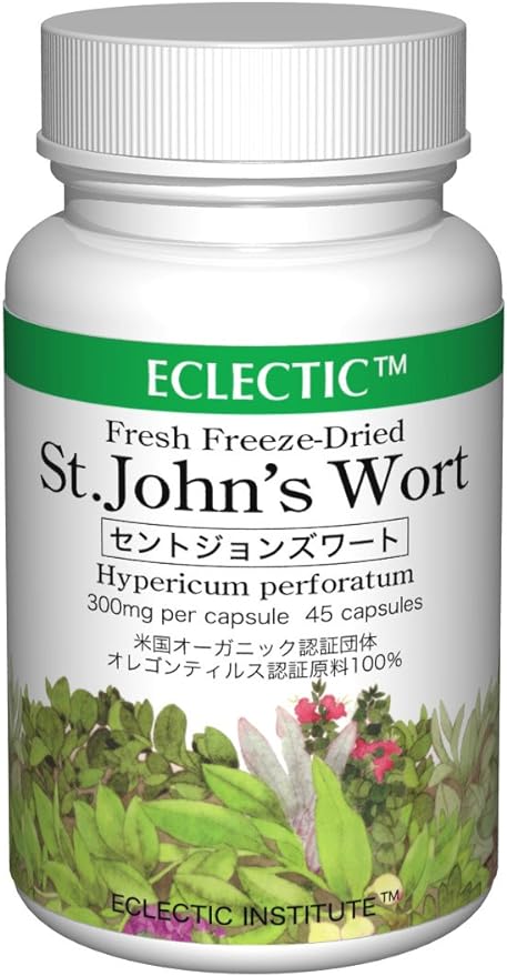 Eclectic St. John's Wort FFD45 (St. John's Wort Fresh Freeze-Dried 45 Capsules) - BeesActive Australia