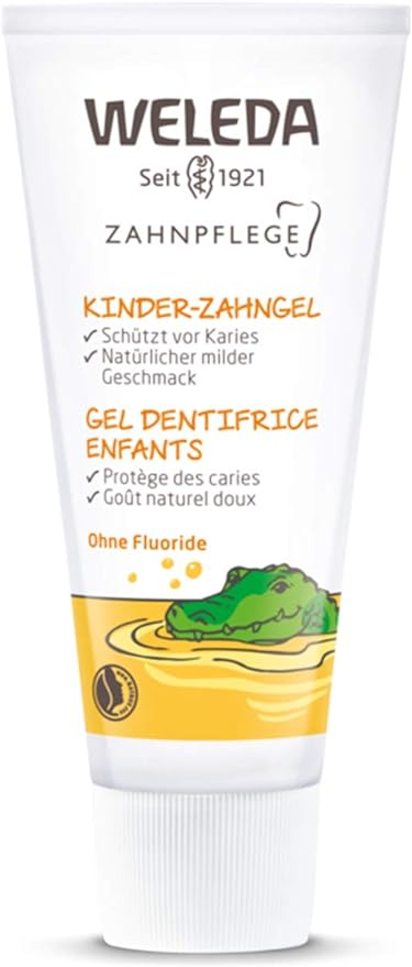 WELEDA Toothpaste, For Children, 1.7 fl oz (50 ml), Oral Care, Gentle Cleaning, Sweetness of Natural Herbs, Naturally Derived Ingredients, Organic - BeesActive Australia