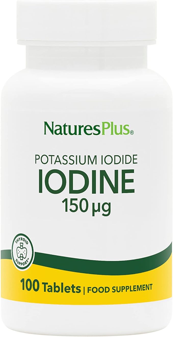 Nature's Plus - Potassium Iodine Supplement 150 mcg. 100 tablets - BeesActive Australia