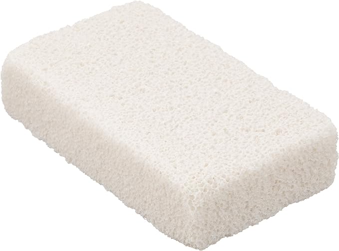 Oe Pumice White Approx. Height 8.5 x Width 2.5 x 17cm Bathmate Exfoliating Heel Refreshing Made in Japan - BeesActive Australia