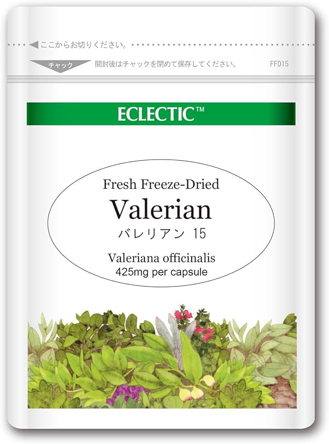 Eclectic Valerian (Valerian) Eco Pack 425mg x 15 capsules ec060 - BeesActive Australia