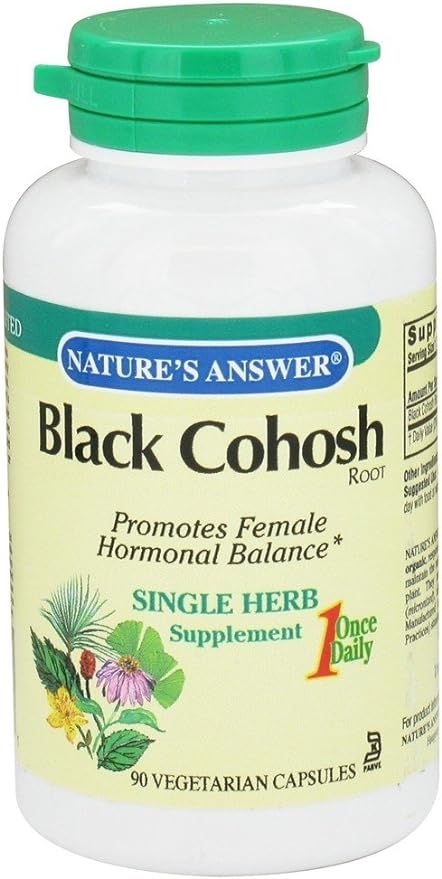 Nature's Answer, Black Cohosh, Full Spectrum Herb, 50 mg, 90 Veggie Caps - BeesActive Australia